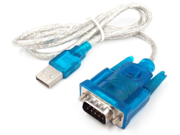 Cabo Conversor Adaptador KNUP KP-AD007 USB para Serial RS232 DB9 Macho 85cm