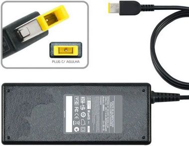 Fonte Notebook Lenovo Knup KP-538 20V 3.25A 65W Bivolt Plug Retangular USB - Imagem 2