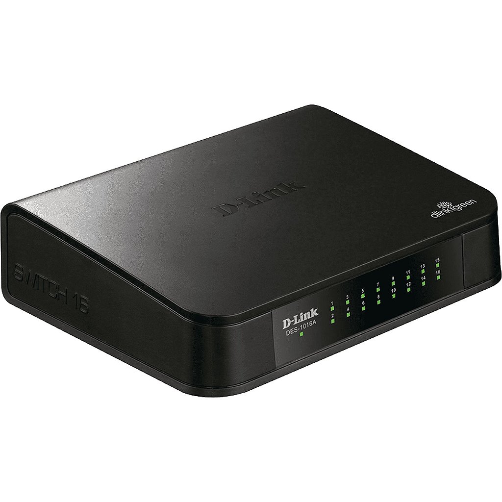 Switch D-Link DES-1016A 16 Portas 10/100 Mbps Fast Ethernet Não Gerenciável