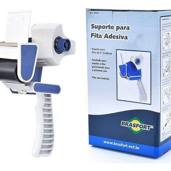 Suporte Aplicador de Fita Adesiva Larga 50mm Profissional Brasfort 8040