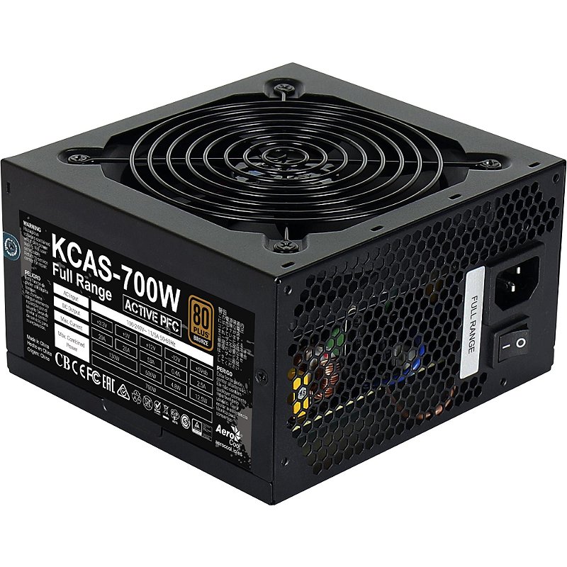 Fonte AEROCOOL KCAS 700W 80Plus Bronze Bivolt Automático - Imagem 2