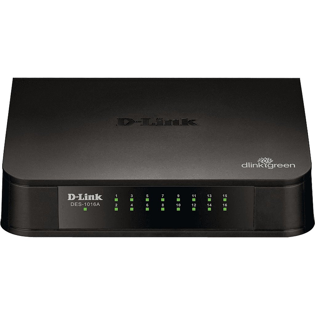 Switch D-Link DES-1016A 16 Portas 10/100 Mbps Fast Ethernet Não Gerenciável - Imagem 2