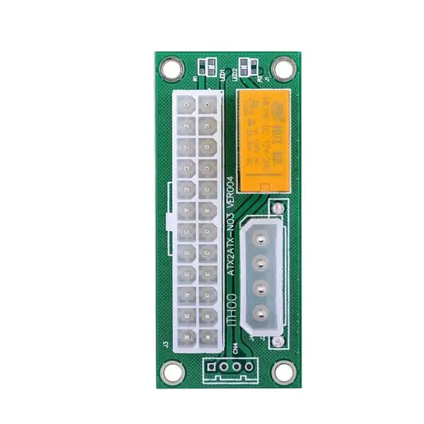 Adaptador Duplicador de Fonte ATX ADDPSU2 para Ligar 2 Fontes em Simultâneo para Mineração e Workstations de Alta Potência