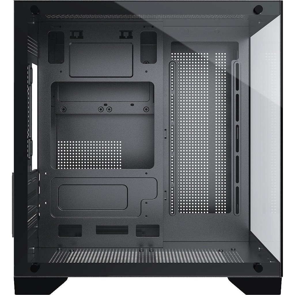 Gabinete Gamer Fortrek Clarity Black Mid Tower Aquário Vidro Temperado Suporte Micro ATX/ITX USB 3.0 - Imagem 4