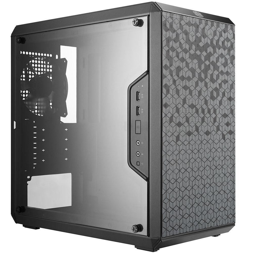 Gabinete Cooler Master MasterBox Q300L Mini Tower, Janela Acrílico, Micro-ATX, Mini-ITX, USB 3.0 - MCB-Q300L-KANN-S00