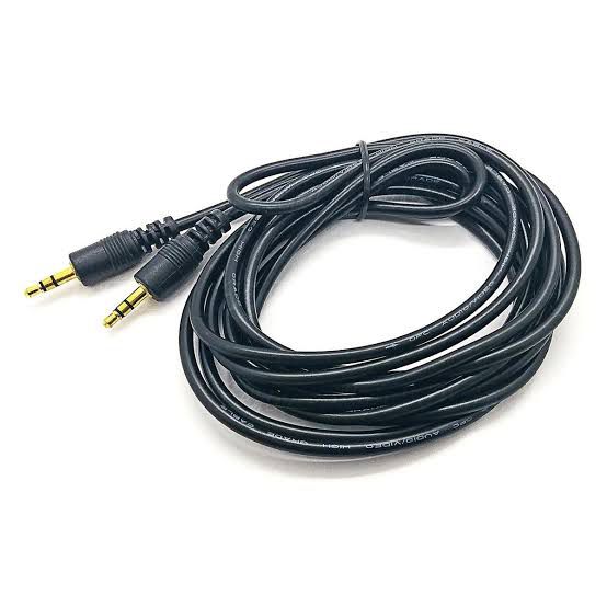 Cabo de Áudio Auxiliar P2 x P2 Estéreo 3.5mm 5 Metros Exbom CBX-A2P250