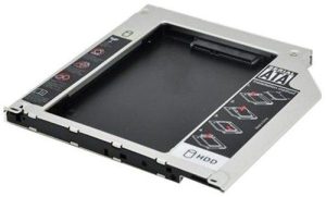 Adaptador Caddy Exbom HDCA-S095 para Notebook 9.5mm SATA para HD ou SSD 2.5"