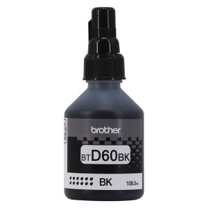 Refil de Tinta Brother BTD60BK Preto Original 108ml para Impressoras Ink Tank