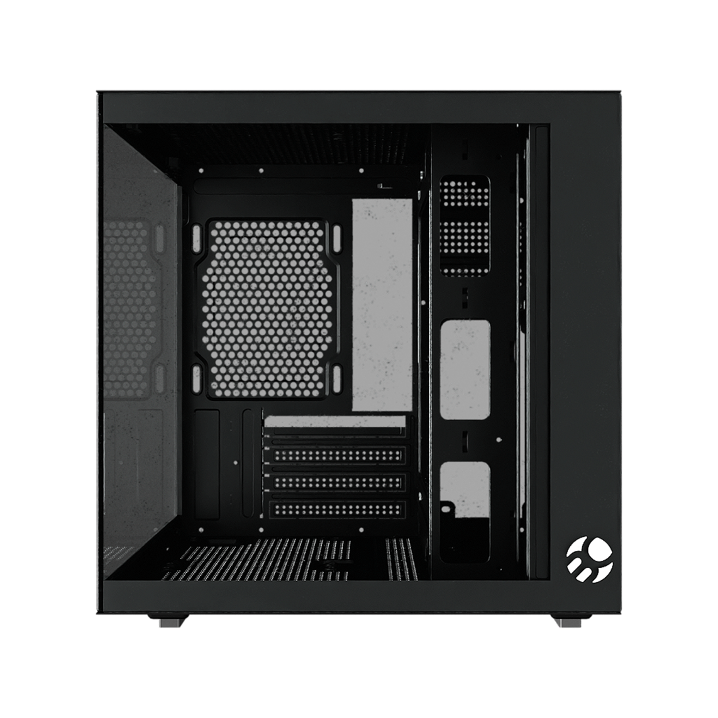 Gabinete Gamer BLUECASE BG-066 LIFE mATX Vidro Temperado Preto Sem Fonte