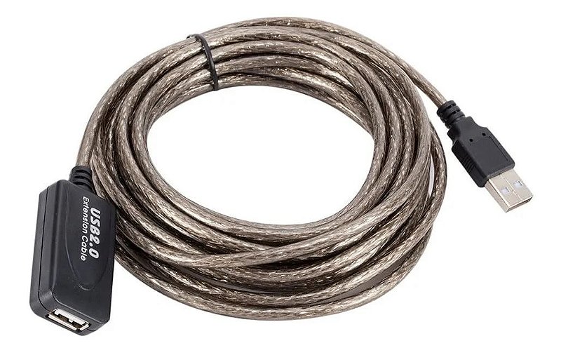 Cabo USB 10M Extensor Amplificado Plug and Play GENÉRICO