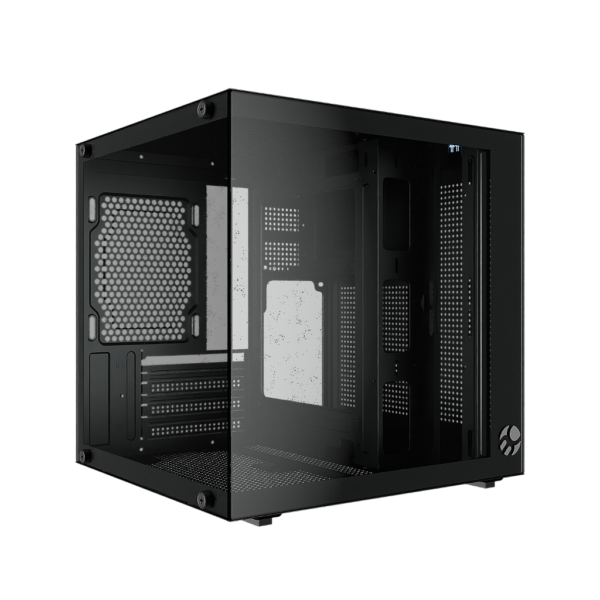 Gabinete Gamer BLUECASE BG-066 LIFE mATX Vidro Temperado Preto Sem Fonte
