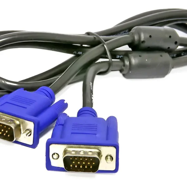 Cabo VGA 3 Metros com Filtro KNUP KP-5002 para Monitor e PC