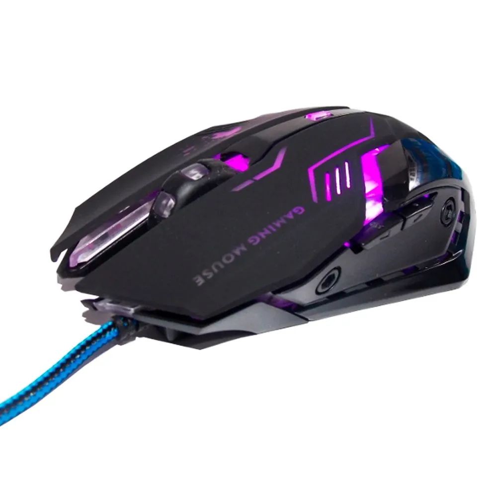 Mouse Gamer Infokit XSoldado GM-600 USB 3200 DPI LED 7 Cores - Imagem 2