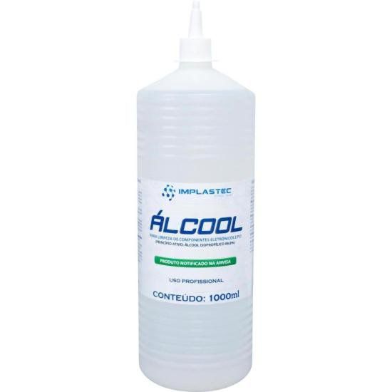 Álcool Isopropílico Impĺastec 99,8% 1 Litro PAIP100018 com Bico Aplicador
