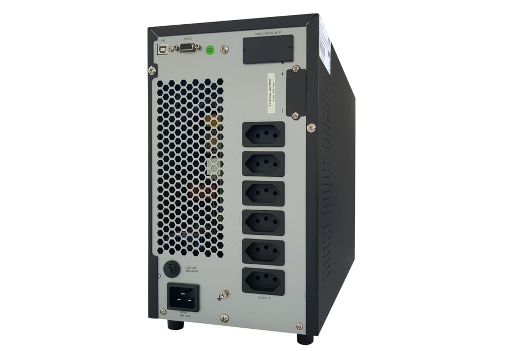 Nobreak TSSHARA Senno VT 6872 Senoidal 3000VA 2700W Online Dupla Conversão 220V 6 Tomadas 20A Baterias USB LCD - Imagem 3
