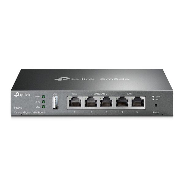 Roteador TP-LINK ER605 Gigabit Load Balance Omada SDN com USB WAN Backup