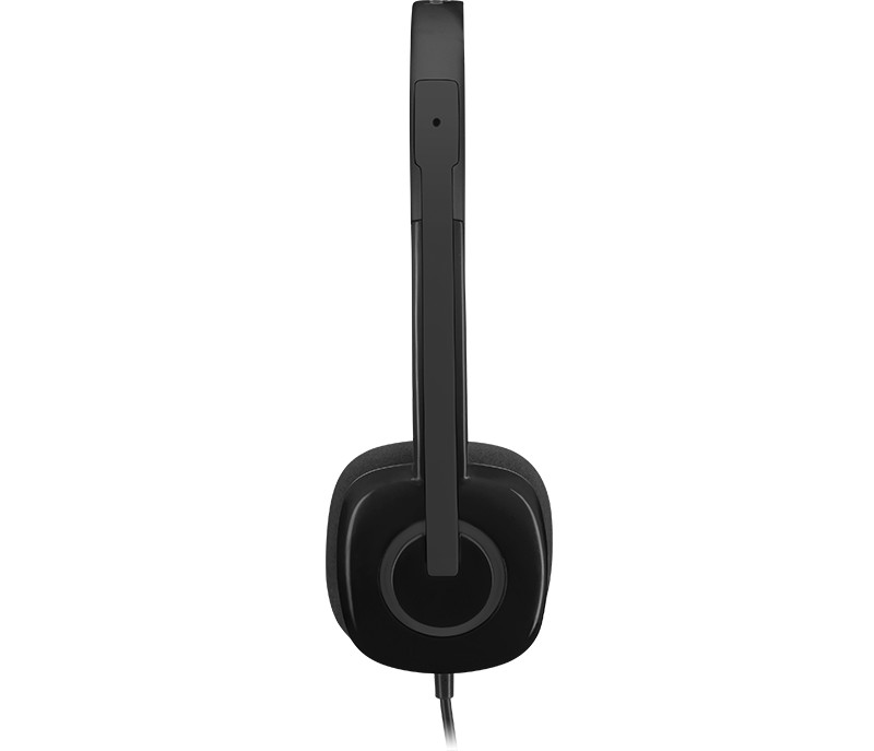 Headset Logitech H151 com Microfone Giratório e Redução de Ruído Conector P3 3.5mm Controles no Fio - Imagem 3