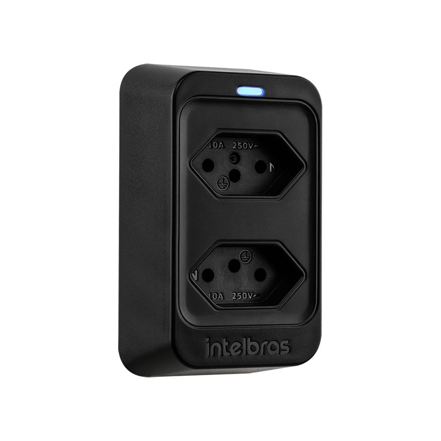 Protetor de Surtos Intelbras EPS-302 Bivolt 2 Tomadas 10A com Filtro de Linha EMI/RFI - Imagem 2