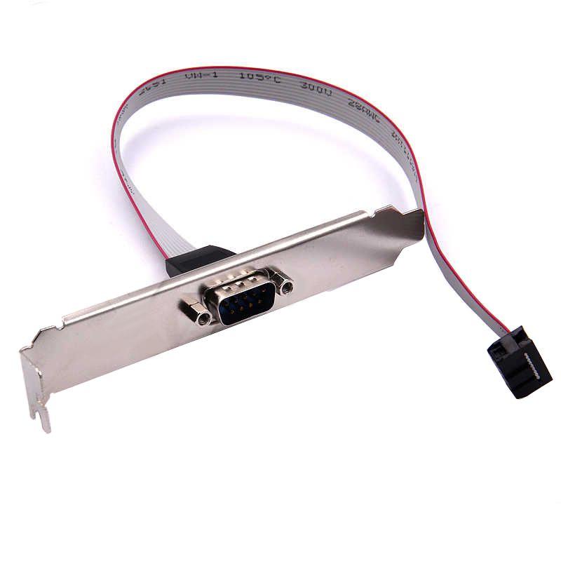 Espelho Rabicho Extensor Serial DB9 RS232 Interno 30cm para Placa Mãe