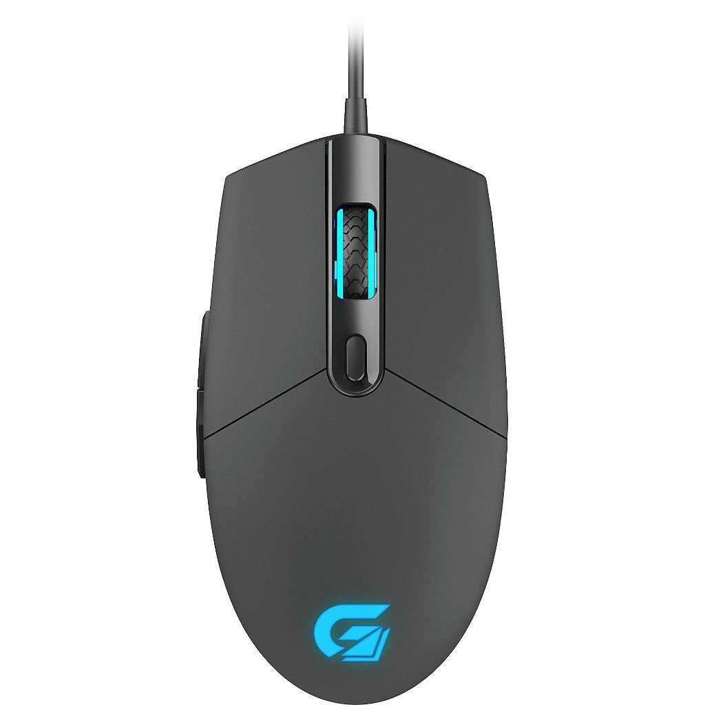 Kit Teclado e Mouse Fortrek Ranger BK-G550 USB ABNT2 LED Rainbow Mouse 6400 DPI Grafite - Imagem 2