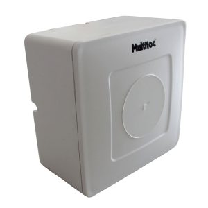 Caixa de Sobrepor Quadrada Multitoc para CFTV e Conectores 9x9x5cm Branca