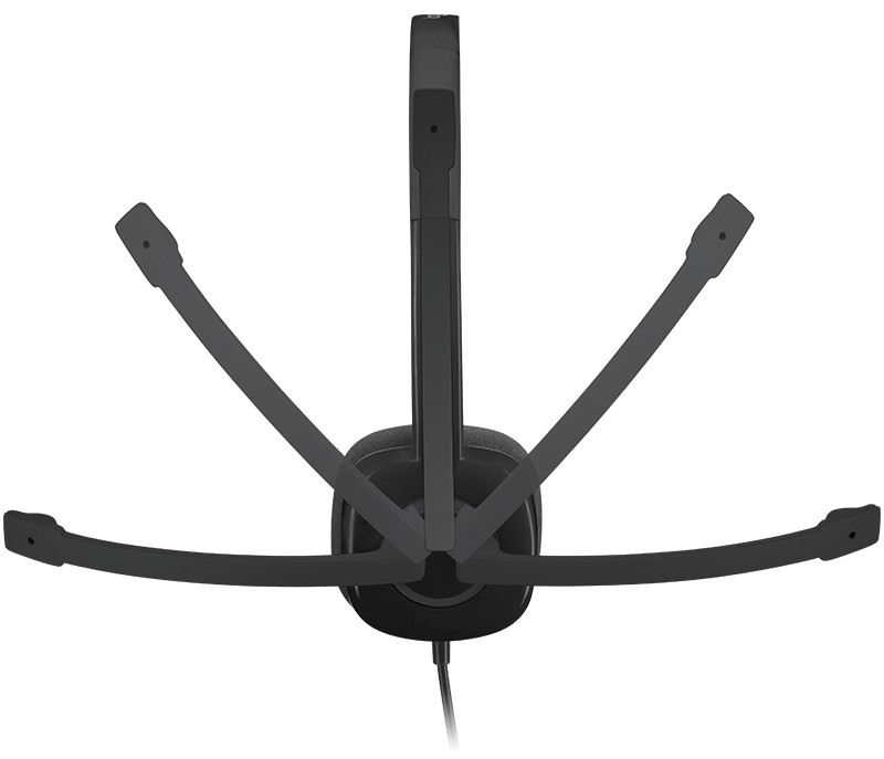 Headset Logitech H151 com Microfone Giratório e Redução de Ruído Conector P3 3.5mm Controles no Fio - Imagem 5