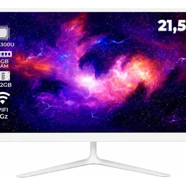 Computador All in One GRASEP D-AI04 Intel Core i5-4300U 8GB SSD 512GB Tela 21.5 Full HD