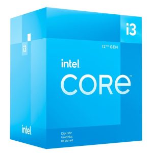 Processador Intel Core i3-12100F 4.3GHz Max Turbo 4 Cores 8 Threads 12MB Cache LGA 1700 Sem Vídeo Integrado - BX8071512100F
