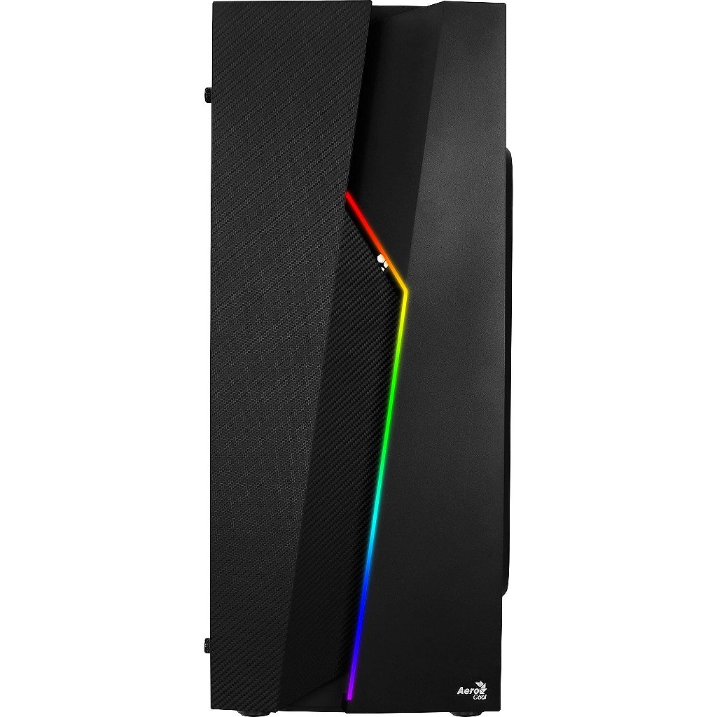 Gabinete Aerocool Bolt Mid Tower ATX RGB Painel Frontal LED Janela Acrílica Bolt-A-BK-v1 - Imagem 5