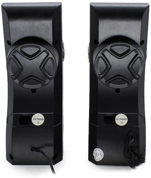 Caixa de Som Knup KP-7027 12W RMS 2.0 Alimentação USB Conexão P2 3.5mm Preta - Imagem 3