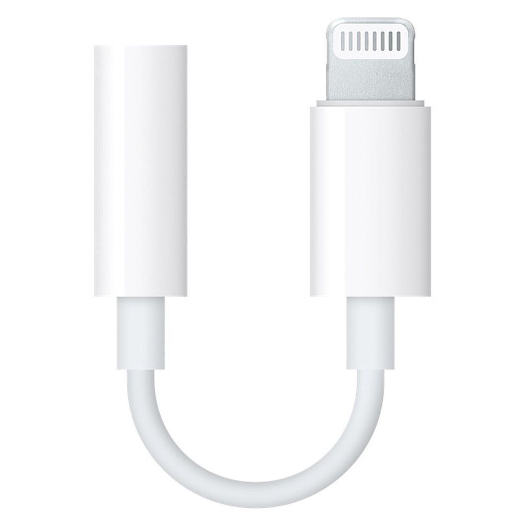Adaptador de Áudio Lightning para Fone de Ouvido P2 3.5mm Fêmea Branco para iPhone e iPad - Imagem 3