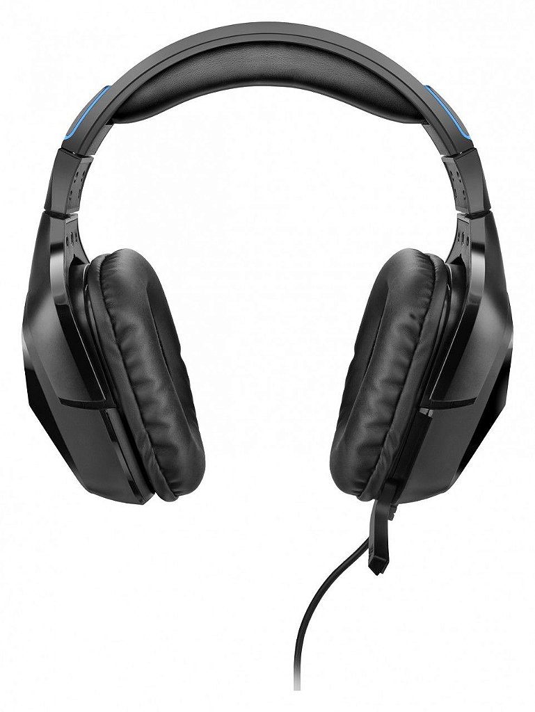 Headset Gamer Multilaser Warrior PH158 USB Multiplataforma PC PS3 PS4 Xbox 360 com Microfone Omnidirecional - Imagem 4