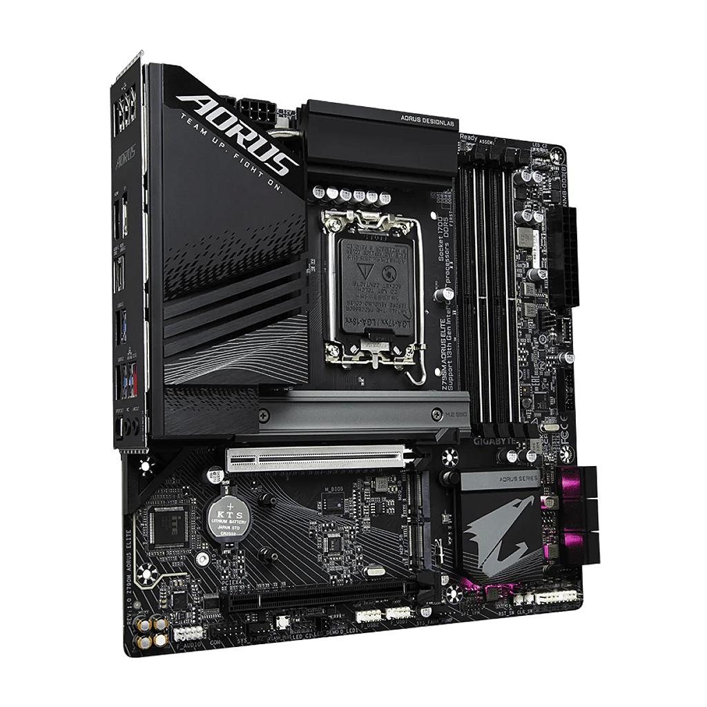 Placa-Mãe GIGABYTE Z790M Aorus Elite LGA 1700 Chipset Z790 DDR5 mATX