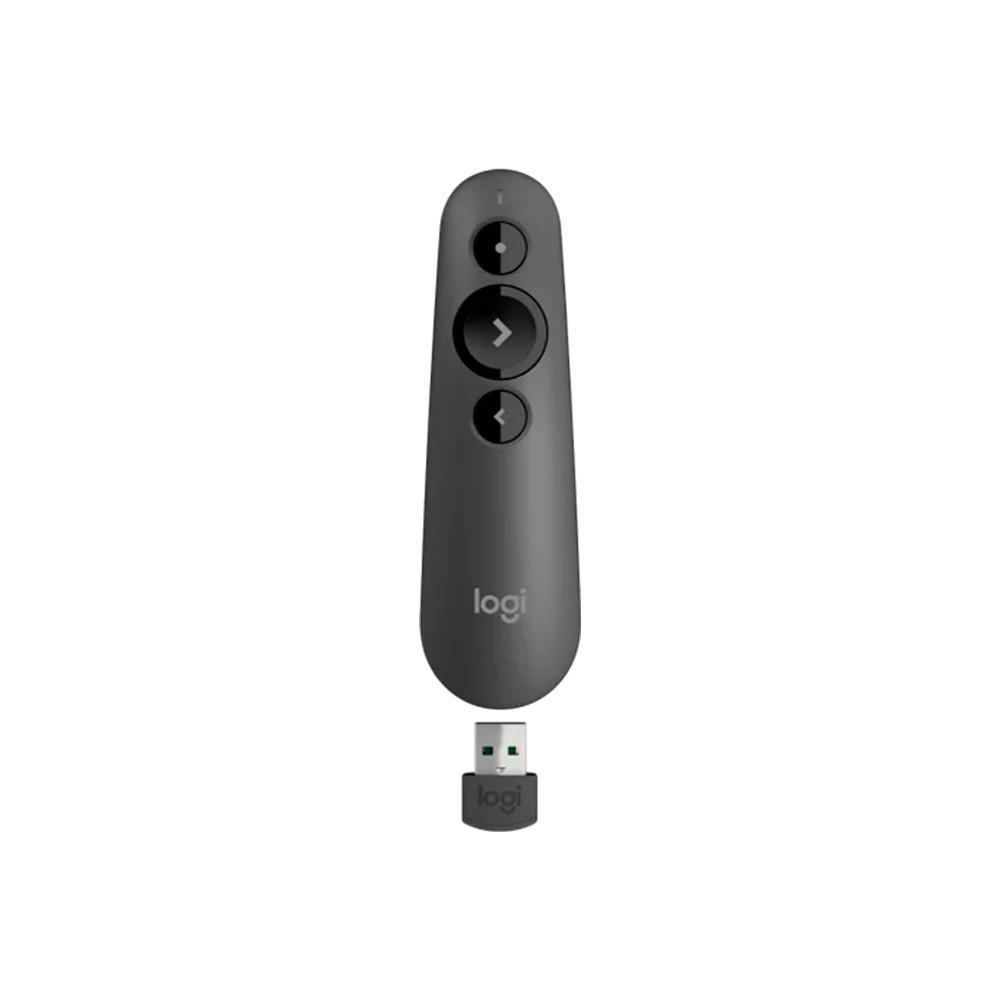 Apresentador de Slides Logitech R500s Laser Sem Fio Bluetooth USB Alcance 20m Ponteiro Vermelho - Imagem 3