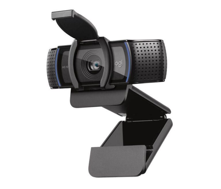 Webcam Logitech C920E Full HD 1080p 30fps Foco Automático Microfone Estéreo USB com Capa de Privacidade