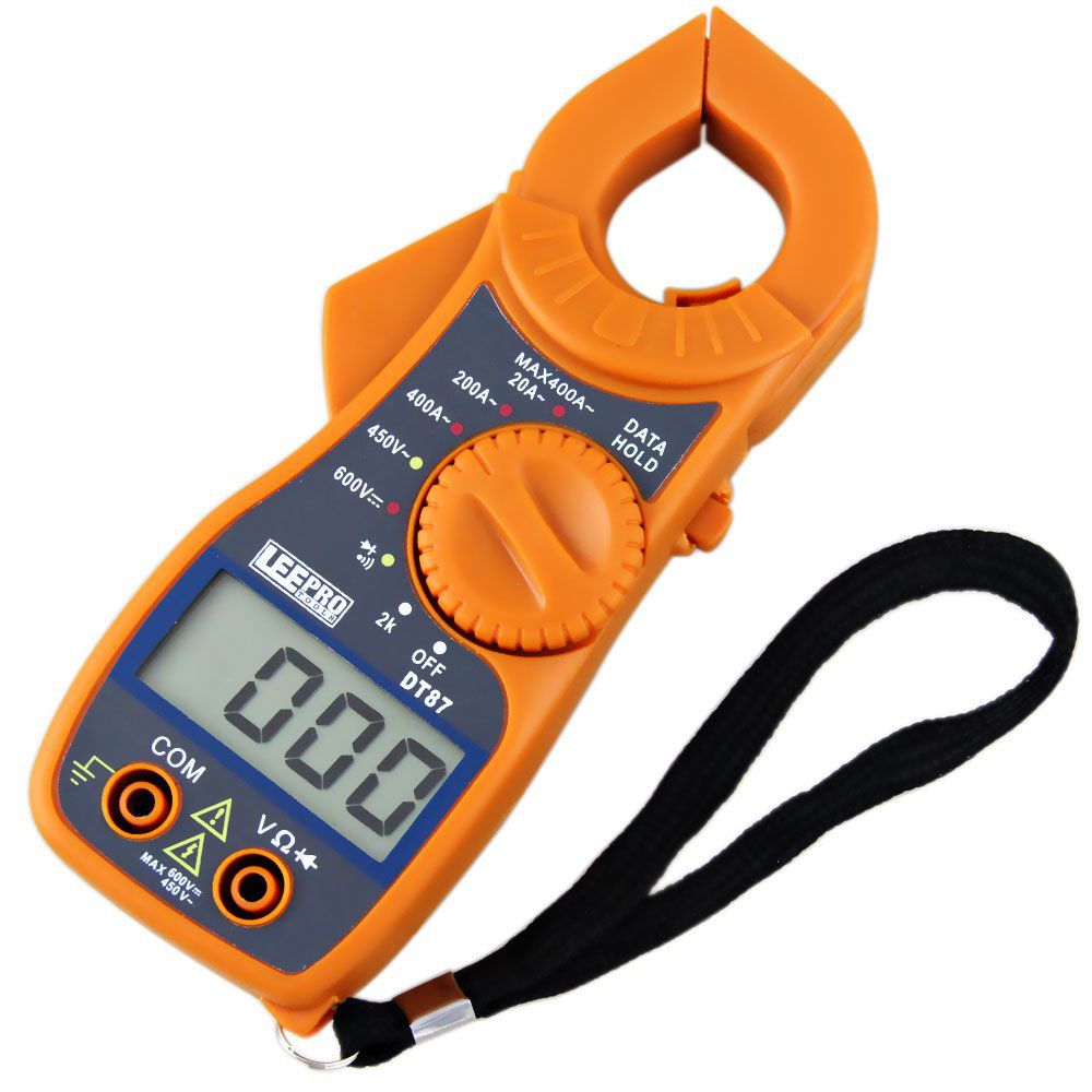 Alicate Amperímetro Digital Exbom PZ-MT87 AC/DC 600V 400A com Teste de Continuidade e Diodo - Imagem 2