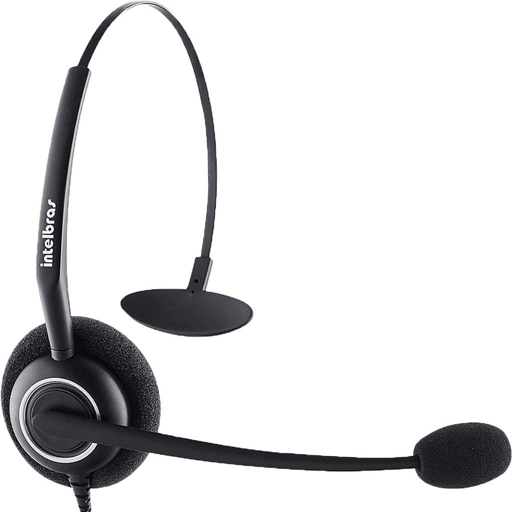 Telefone Headset Intelbras HSB 50 com Base Discadora para Linha Analógica e Microfone Cancelador de Ruído - Imagem 2