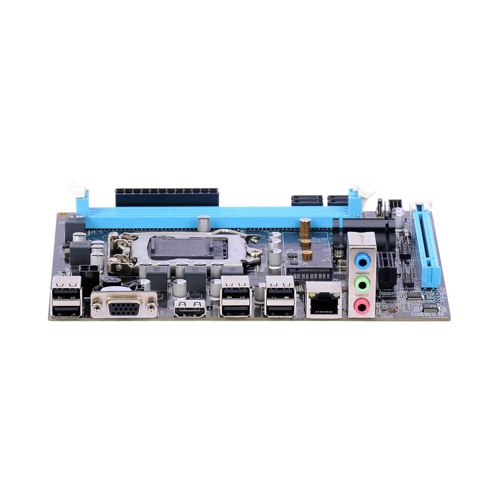 Placa Mãe Bluecase BMBH61-G2HG-M2 Socket 1155 para Intel Core i3/i5/i7, 2x DDR3, M.2 NVMe, LAN Gigabit, HDMI e VGA - Imagem 3