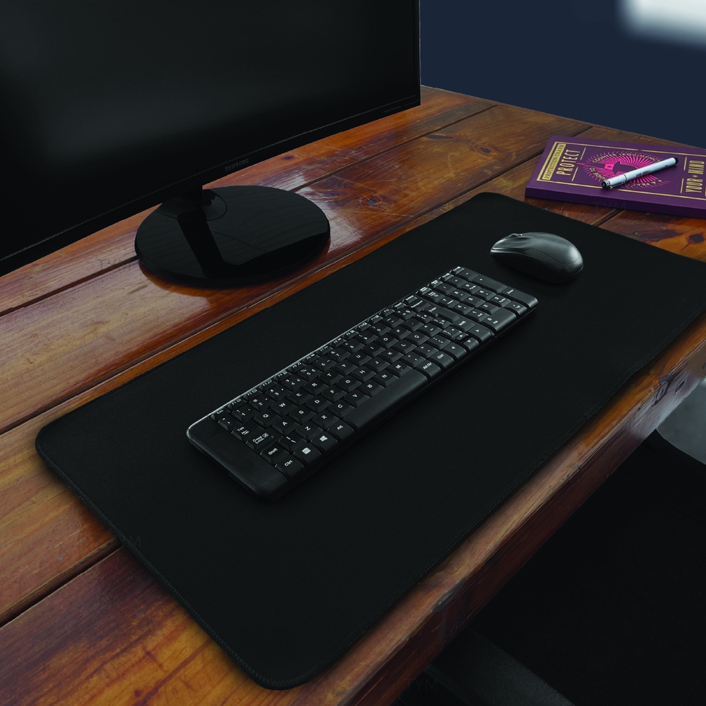 Mouse Pad Gamer Knup KP-S09 Extra Grande 800x400x3mm Preto Tecido e Borracha - Imagem 3