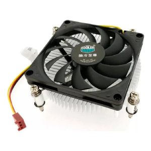Cooler para Processador Cooler Master H115 Slim 27mm Alumínio Fan 80mm 3 Pinos Intel LGA 1200 1150 1151 1155 1156 DP6-8D1SA-11