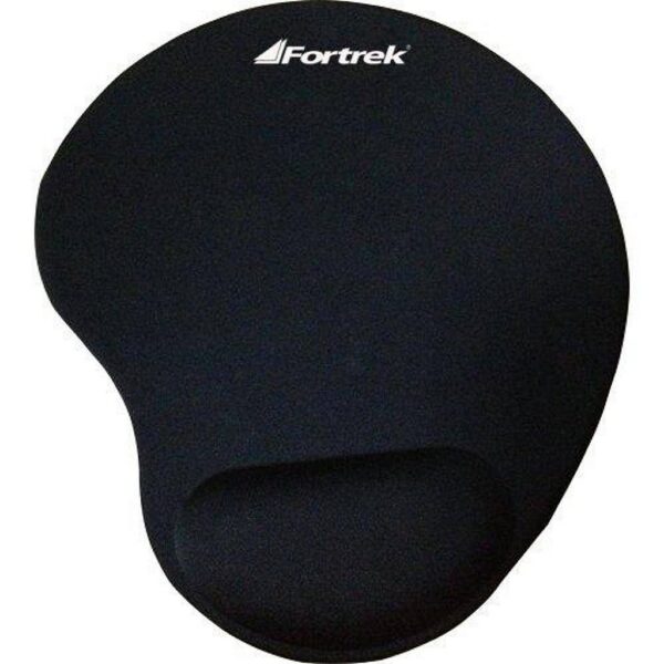 Mouse Pad Ergonômico Gel Fortrek ERG-102 preto /apoio pulso/antiderrapante/microfibra/