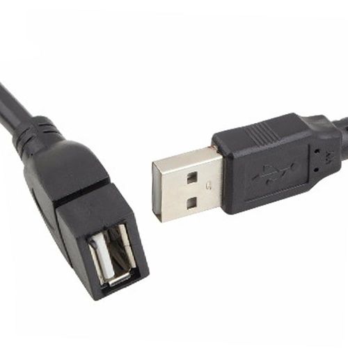 Cabo Extensor USB 2.0 Macho x Fêmea 1.5 Metros Preto com Filtro - Imagem 2