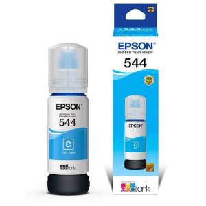 Refil de Tinta Epson T544 220 Ciano Original 65ml para Impressora EcoTank L1250 L3110 L3150 L3250 L5190
