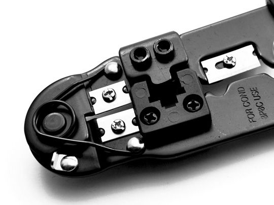 Alicate de Crimpar Conector RJ9 4P4C Multitoc HT-2094C com Cortador e Decapador - Imagem 3