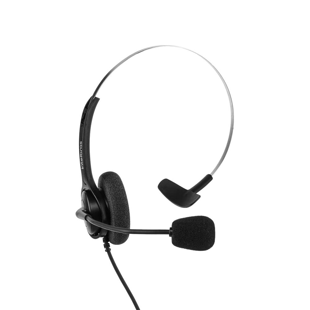 Headset Intelbras CHS 40 USB Monoauricular com Microfone Flexível e Controle de Volume Integrado - Imagem 2