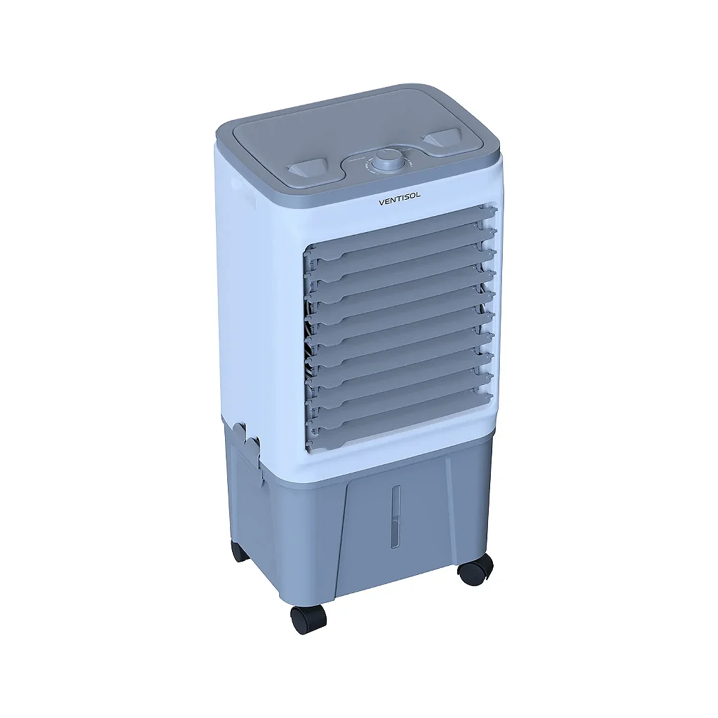 Climatizador de Ar Ventisol CLIN16 16L 130W 220V Umidificador Ventilador Portátil Branco e Cinza - Imagem 2