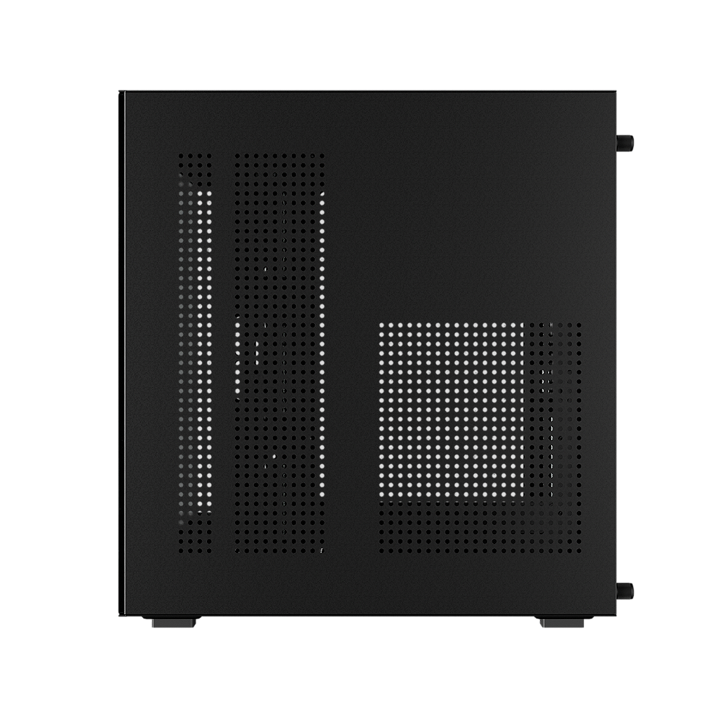 Gabinete Gamer BLUECASE BG-066 LIFE mATX Vidro Temperado Preto Sem Fonte