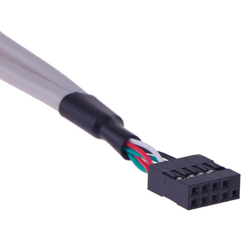 Espelho Traseiro Bracket 2x Portas USB 2.0 com Cabo para Conector 9 Pinos Placa Mãe - Imagem 4