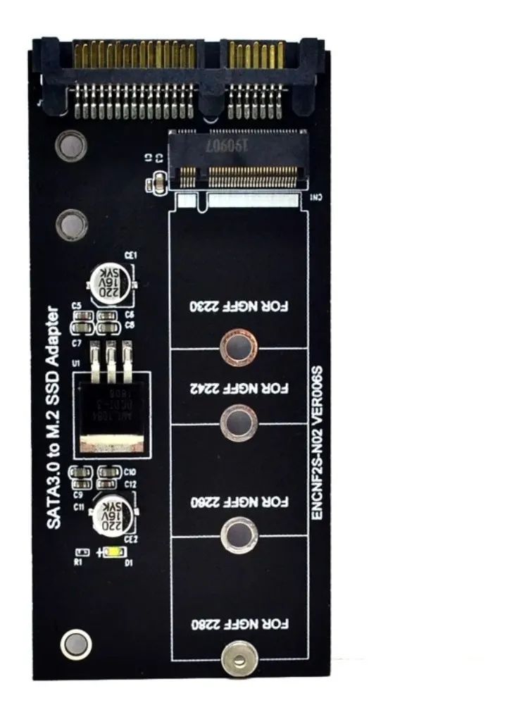 Adaptador Conversor SSD M.2 NGFF (SATA B+M Key) para SATA III 2.5 polegadas ENCNF2S-N01 - Imagem 3