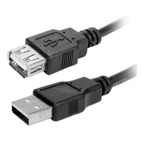 Cabo Extensor USB 2.0 Exbom CBX-U2AMAF30 3 Metros com Filtro de Ferrite Conector Macho Fêmea